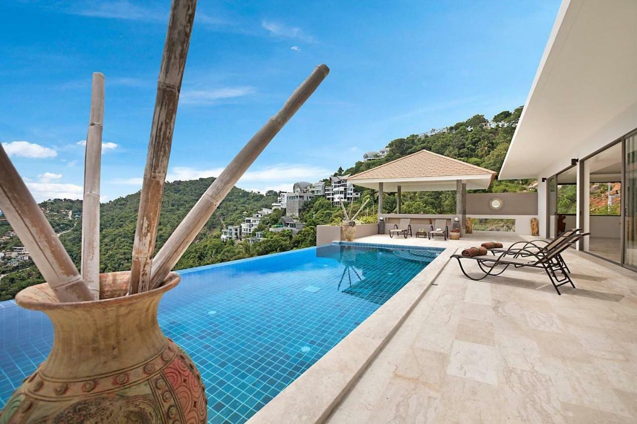 Luxury Seaview Villa -Double Infinity Pools-20 Persons Chaweng  Exterior photo